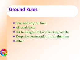 Ppt Ground Rules Powerpoint Presentation Id 4444178