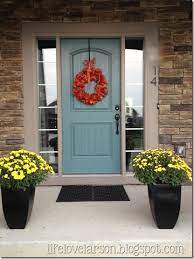 Our Front Door Painted Blue Life Love
