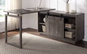 Pottery barn's expertly crafted collections offer a widerange of stylish indoor and outdoor furniture, accessories, decor and more, for every room in your home. Bellarosa Gray Washed Wood Desk With Barn Door By Acme
