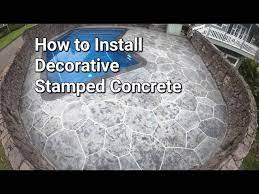 How To Install Decorative Stamp