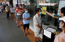 Foreign workers applying for an employment. Singapore Eases Some Coronavirus Restrictions Deccan Herald