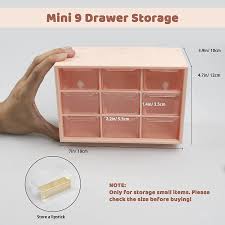 mini plastic drawer organiser9 drawer