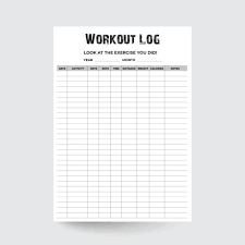 workout tracker workout log workout