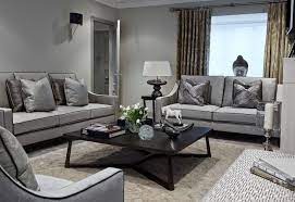 living room ideas dark grey sofa