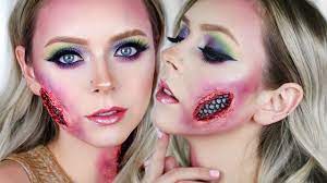 mermaid gore halloween makeup tutorial