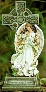 Irish Angel Garden Statue Standing
