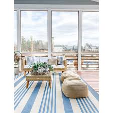 striped indoor outdoor patio area rug