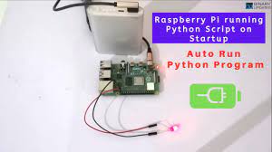 auto run python program on raspberry