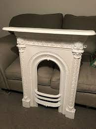 Faux Fireplace Mantels Cast Iron