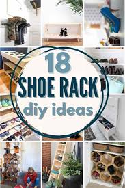 diy shoe rack ideas for saving e