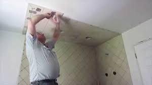 how to install tile on a ceiling you