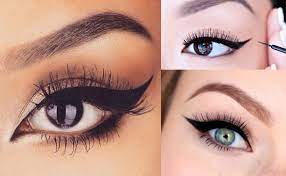 applying liquid eyeliner for beginners