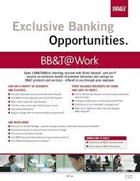 exclusive banking opportunities flyer