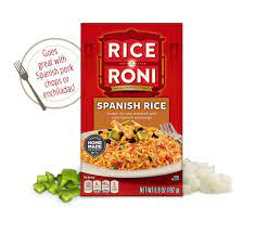 spanish rice rice a roni ricearoni com