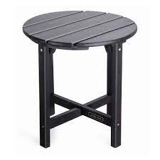 Plastic 18in Outdoor Side Table In