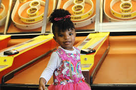 akilah is two at chuck e cheese s