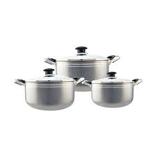 Non Stick Cookware Set Of 3 Sauce Pots