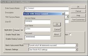 an oracle odbc driver and data source