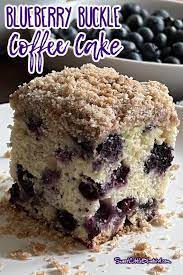 Blueberry Buckle Coffee Cake Sweet Little Bluebird gambar png
