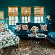 turquoise velvet sofa design ideas