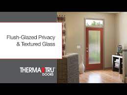 Flush Glazed Privacy Textured Glass