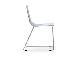 marina out sled steel chair with wire