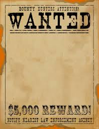 The wanted! poster trope as used in popular culture. Wanted Poster Template Wanted Poster Is A Very Best Way To Discover Criminals Or Culprits Wanted It Will Generall Wild West Crafts Wild West Wild West Theme