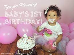 planning a first birthday party