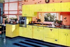 pink & yellow kitchens of the fifties