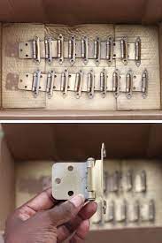 spray paint cabinet hardware and hinges