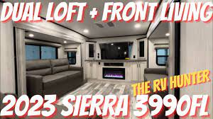 front living 5th wheel with a dual loft