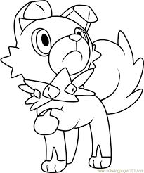 In case you don\'t find what you are looking for. Rockruff Pokemon Sun And Moon Coloring Page For Kids Free Pokemon Sun And Moon Printable Coloring Pages Online For Kids Coloringpages101 Com Coloring Pages For Kids