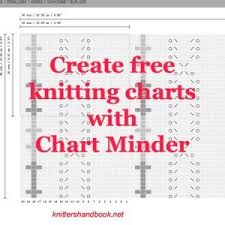 Easily Make Your Own Free Knitting Charts With Chart Minder