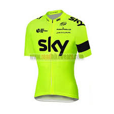 2016 Team Sky Rapha Road Bike Wear Riding Jersey Top Shirt Maillot Cycliste Yellow