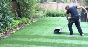 How To Stripe An Artificial Lawn