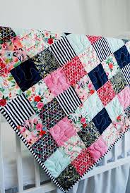 baby boy quilt classic baby quilt