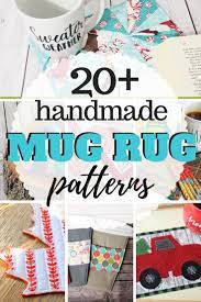 20 mug rug and coaster sewing patterns