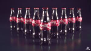 coca cola bottle hd background