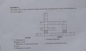 fill in the crossword puzzle below by