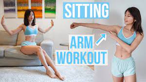 10 min sitting arm shoulder workout