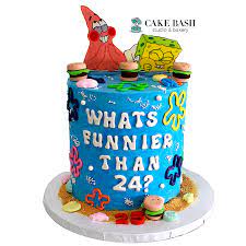 Sponge Bob Cake | 25th birthday cakes, Spongebob birthday, Birthday cake  flavors