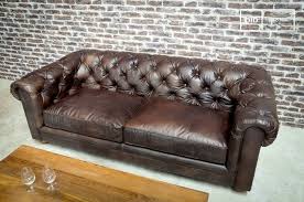 the vintage leather sofa touch