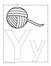 Alphabet letter y coloring page a free english coloring. The Letter Y Coloring Page Worksheets