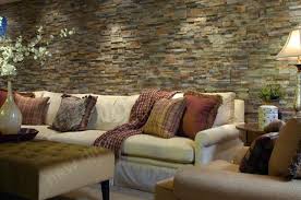 Stone Veneer Finish For Accent Wall