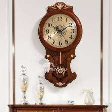 Wooden Pendulum Wall Clock Large