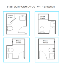 free editable bathroom layouts