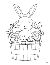 easter bunny coloring pages 75 free