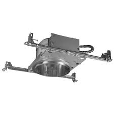 Halo H27 6 In Aluminum Recessed Lighting Housing For New Construction Shallow Ceiling Insulation Contact Air Tite H27icat The Home Depot