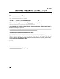 free response to demand letter template