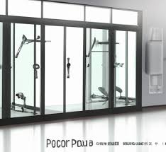 Home Gym Glass Doors Elevate Your